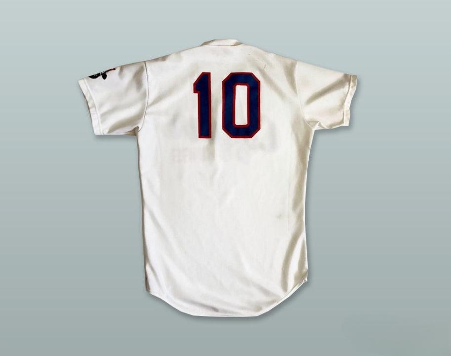 Camiseta de béisbol blanca personalizada con cualquier nombre y número de los BUTTE COPPER KINGS 10, talla S-6XL, costuras de primera calidad