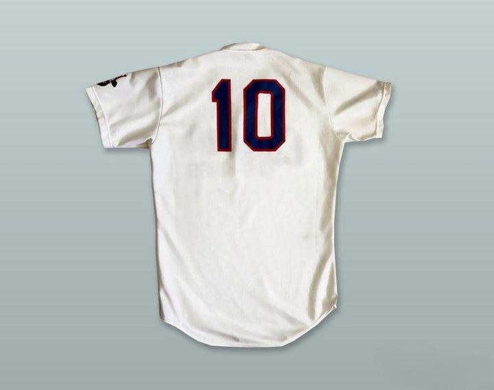 Camiseta de béisbol blanca personalizada con cualquier nombre y número de los BUTTE COPPER KINGS 10, talla S-6XL, costuras de primera calidad