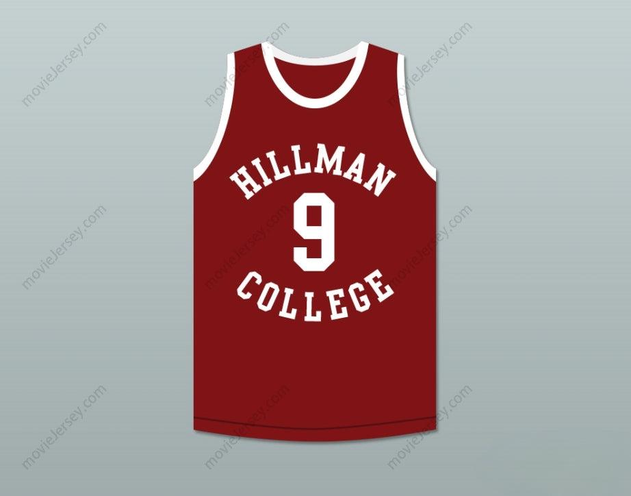 PERSONALIZA CUALQUIER Nombre Número KADEEM HARDISON DWAYNE WAYNE 9 HILLMAN COLLEGE JERSEY DE BALONCESTO GRANATE UN MUNDO DIFERENTE Costuras Superiores S-6XL