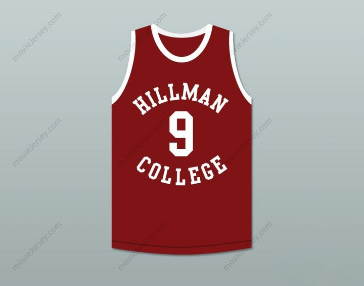 PERSONALIZA CUALQUIER Nombre Número KADEEM HARDISON DWAYNE WAYNE 9 HILLMAN COLLEGE JERSEY DE BALONCESTO GRANATE UN MUNDO DIFERENTE Costuras Superiores S-6XL