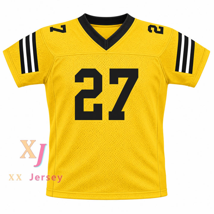 CAMISETA DE FÚTBOL PERSONALIZADA con Cualquier Nombre y Número VINNIE SALVUCCI 27 AMPIPE HIGH SCHOOL BULLDOGS Cosida Tallas S-6XL