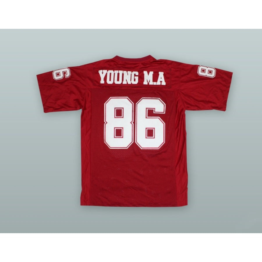 CUSTOM ANY Name Number YOUNG M.A 86 EAGLES RED Football Jersey Top Stitched S-6XL