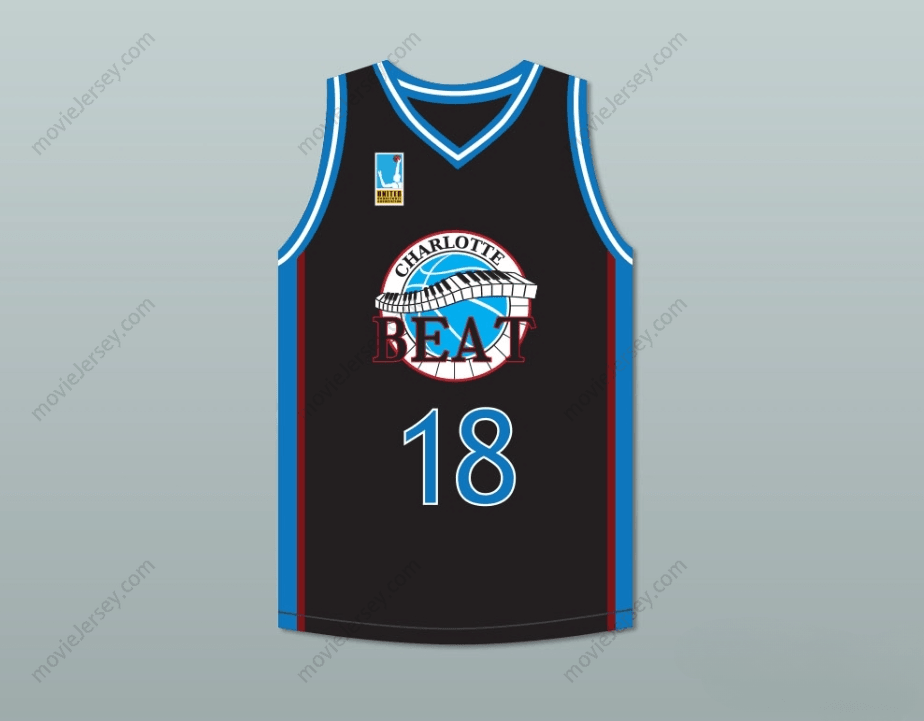 PERSONALIZADO CUALQUIER Nombre Número VLADE DIVAC MORSE 18 CHARLOTTE BEAT CAMISETA DE BALONCESTO LOCAL CON PARCHE DE LA UBA JUWANNA MANN Cosido en la parte superior S-6XL