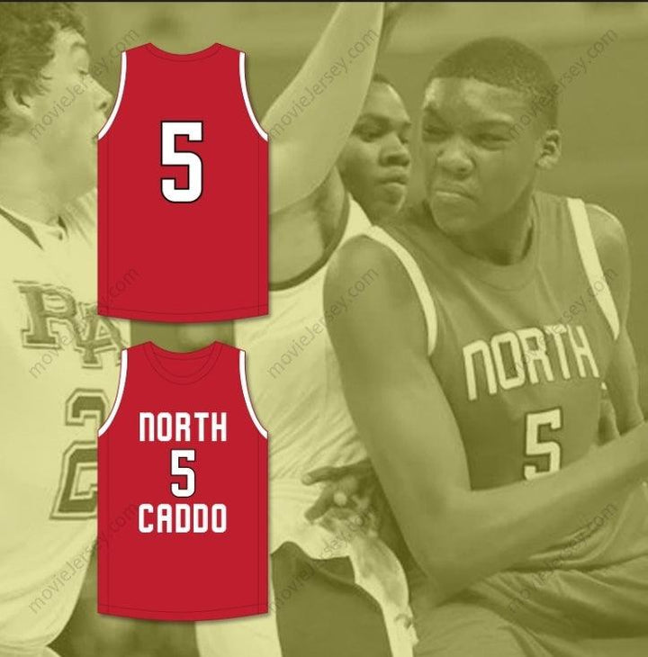 PERSONALIZA Cualquier Nombre Número ROBERT WILLIAMS III 5 CAMISETA DE BALONCESTO ROJA DE LOS TITANES DE LA ESCUELA SECUNDARIA NORTH CADDO 1 Parte Superior Cosida S-6XL
