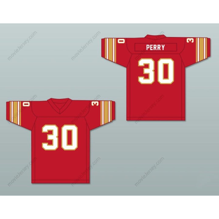PERSONALIZA Cualquier Nombre Número 1983 USFL LEON PERRY 30 BIRMINGHAM STALLIONS ROAD Camiseta de fútbol americano Cosida Tallas S-6XL