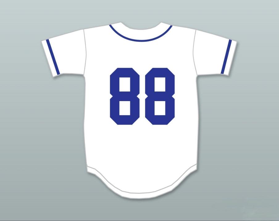 Personalizado Cualquier Nombre Número CROOKLYN AZUL SOBRE BASE BLANCA CAMISETA DE BÉISBOL CUALQUIER NOMBRE O NÚMERO Cosido S-6XL