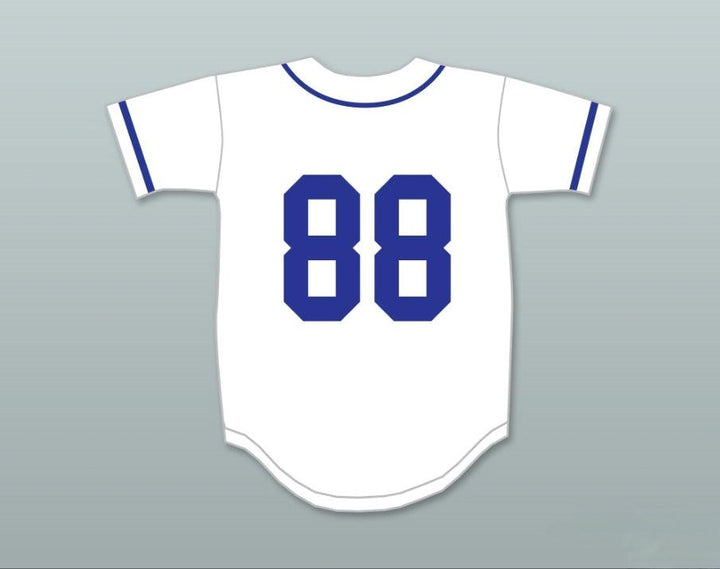 Personalizado Cualquier Nombre Número CROOKLYN AZUL SOBRE BASE BLANCA CAMISETA DE BÉISBOL CUALQUIER NOMBRE O NÚMERO Cosido S-6XL