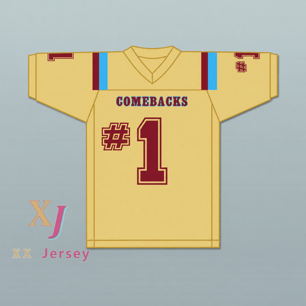 Camiseta de fútbol de la UNIVERSIDAD ESTATAL DE HEARTLAND con el número y nombre que quieras TROTTER #1 con costuras superiores S-6XL