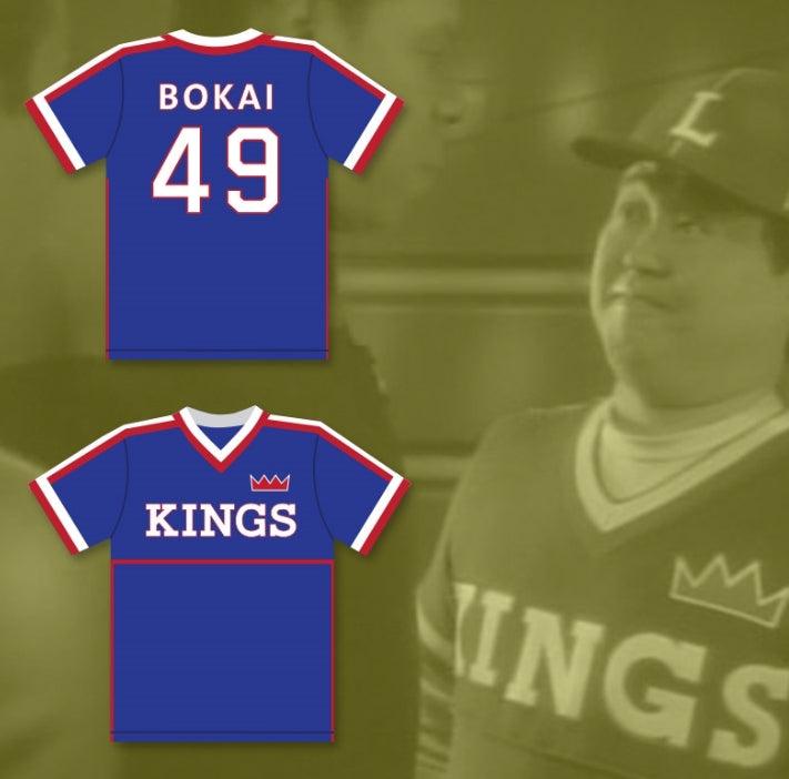 Camiseta de béisbol de los LONDON KINGS 49 HOLOPROGRAM BUCK BOKAI con cualquier nombre y número personalizados, costuras de primera calidad, tallas S-6XL