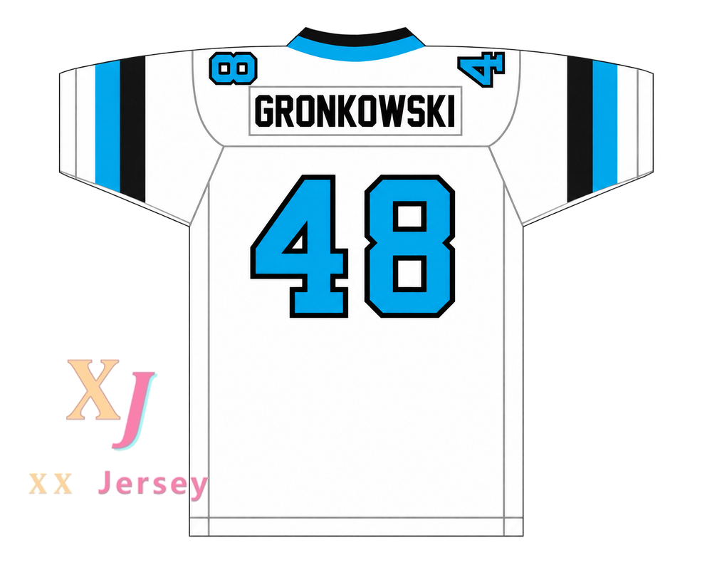PERSONALIZA CUALQUIER Nombre Número ROB GRONKOWSKI 48 WOLVERINES DE WOODLAND HILLS HIGH SCHOOL Camiseta de fútbol Bordada Tallas S-6XL