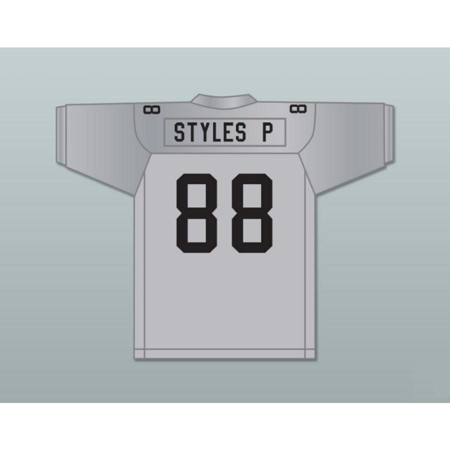 PERSONALIZADO CUALQUIER Nombre Número ESTILOS P ROUGH RYDERS 88 Plata Camiseta de fútbol cosida Tallas S-6XL