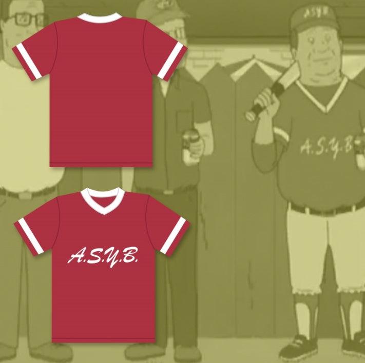 Camiseta de béisbol personalizada con cualquier nombre y número BILL DAUTERIVE ARLEN SOUTH YOUTH BASEBALL A.S.Y.B. con costura superior S-6XL