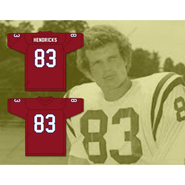 PERSONALIZA CUALQUIER Nombre Número TED HENDRICKS 83 HIALEAH SENIOR HIGH SCHOOL THOROUGHBREDS Camiseta de fútbol con costuras S-6XL