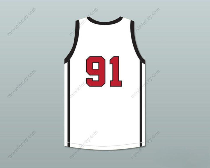 PERSONALIZADO Cualquier Nombre Número SIAN ALGODÓN 91 OHIO SHOOTING STARS CAMISETA DE BALONCESTO BLANCA AAU MÁS QUE UN JUEGO Costuras Reforzadas S-6XL