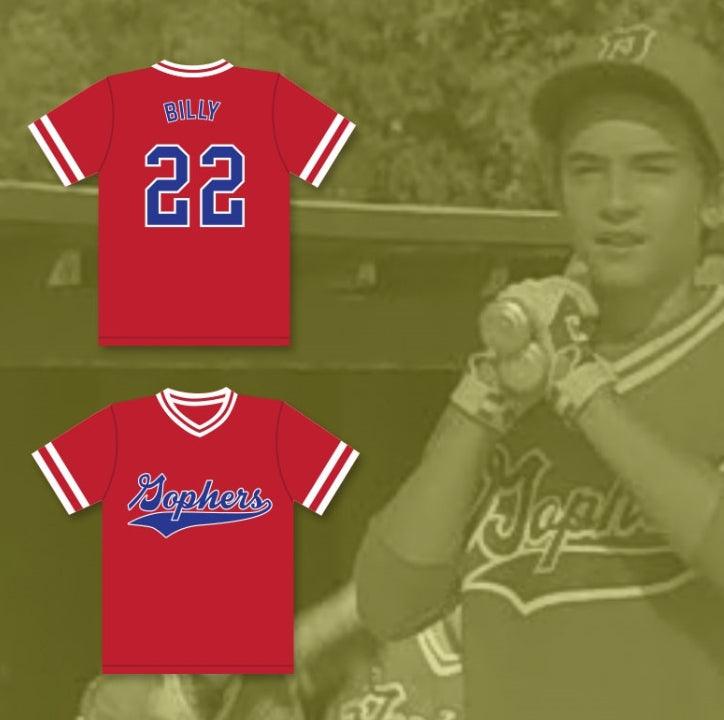 Camiseta de béisbol de la Liga Pequeña, personalizada con nombre y número BILLY 22 GOPHERS LITTLE LEAGUE LITTLE BIG LEAGUE, bordado, tallas S-6XL
