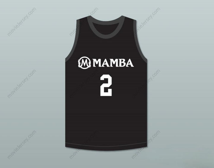 PERSONALIZADO Cualquier Nombre Número GIANNA 2 MAMBA BALLERS Negro CAMISETA DE BALONCESTO Cosida S-6XL