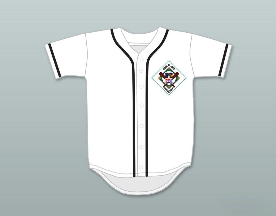 Custom Any Name Number DARRYL STRAWBERRY 18 SALAMANDERS BASEBALL JERSEY 1ST ANNUAL ROCK N' JOCK DIAMOND DERBY Top Stitched S-6XL