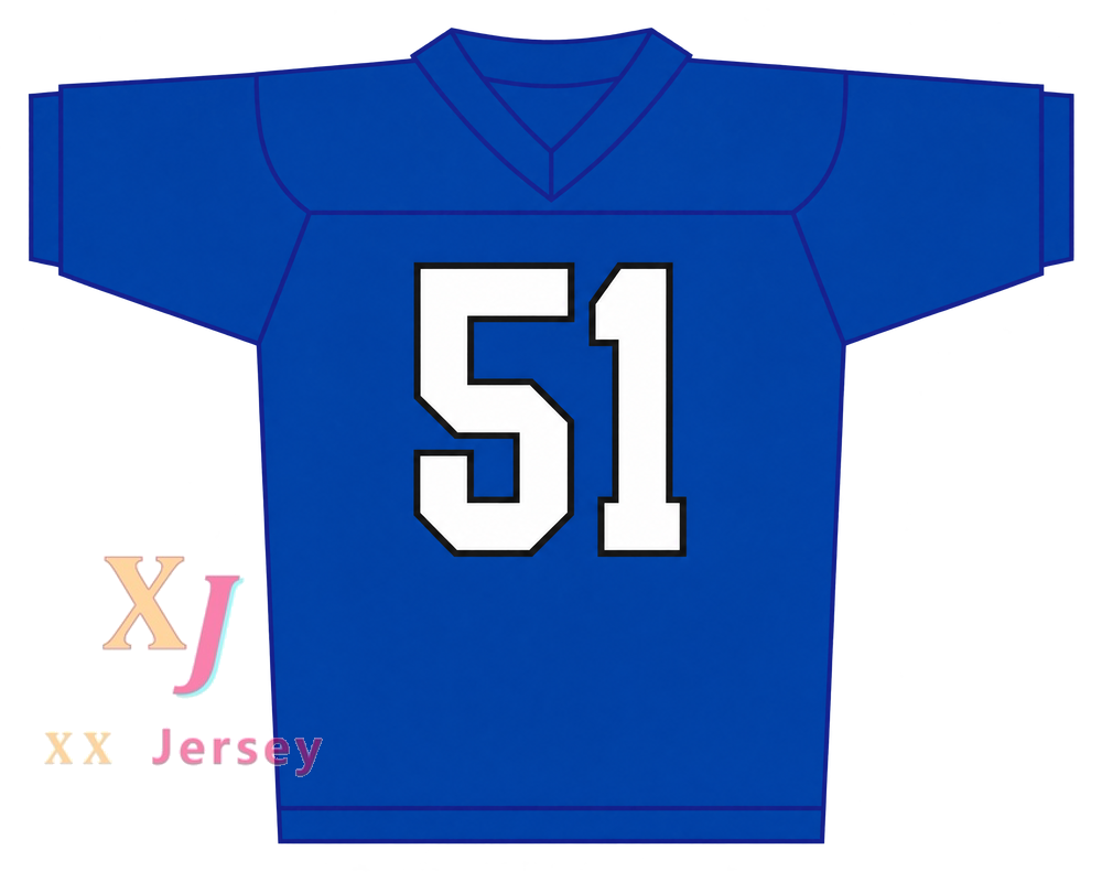 Custom Al Bundy 51 Blue Football Jersey