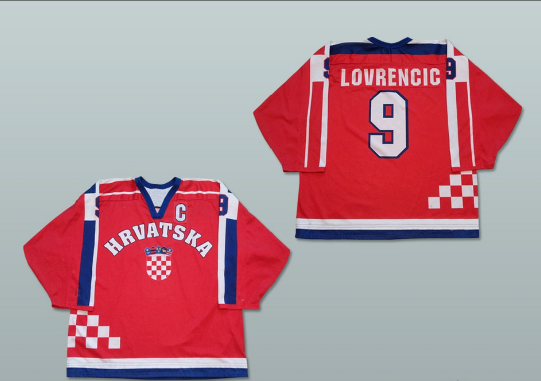 Custom Any Name Number Croatia Hockey Jersey Top Stitched S-6XL