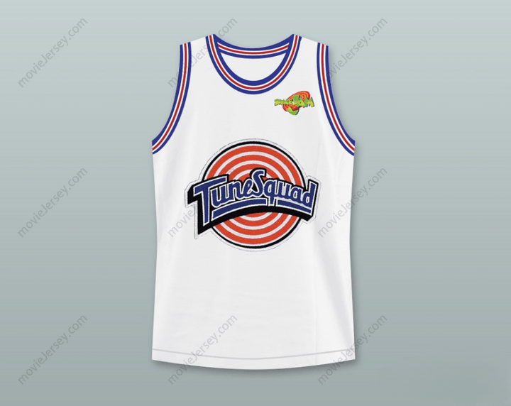 CUSTOM ANY Name Number TWEETY BIRD 1/3 TUNE SQUAD BASKETBALL JERSEY WITH SPACE JAM PATCH Top Stitched S-6XL