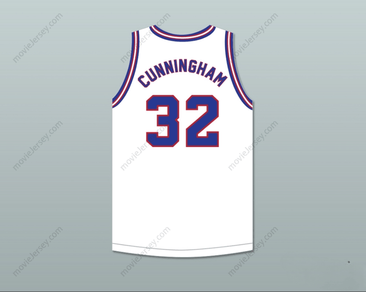 CUSTOM ANY Name Number BILLY CUNNINGHAM 32 ERASMUS HALL HIGH SCHOOL WHITE BASKETBALL JERSEY Top Stitched S-6XL