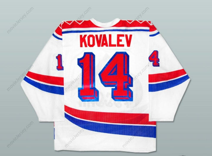 Personalizado Cualquier Nombre Número 1992 Equipo Nacional Ruso Alexi Kovalev Réplica Camiseta de Hockey Nueva Cosida con Letras S-6XL