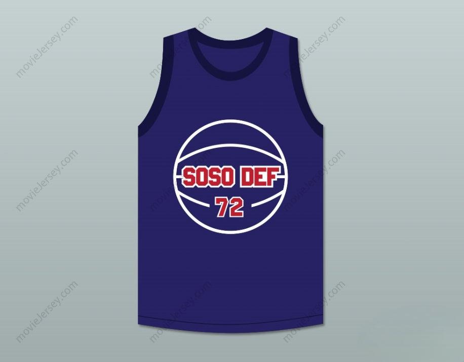 CAMISETA PERSONALIZADA CUALQUIER Nombre Número DRU HILL IN MY BED DA BRAT SOSO DEF 72 DE BALONCESTO Top Bordado Tallas S-6XL
