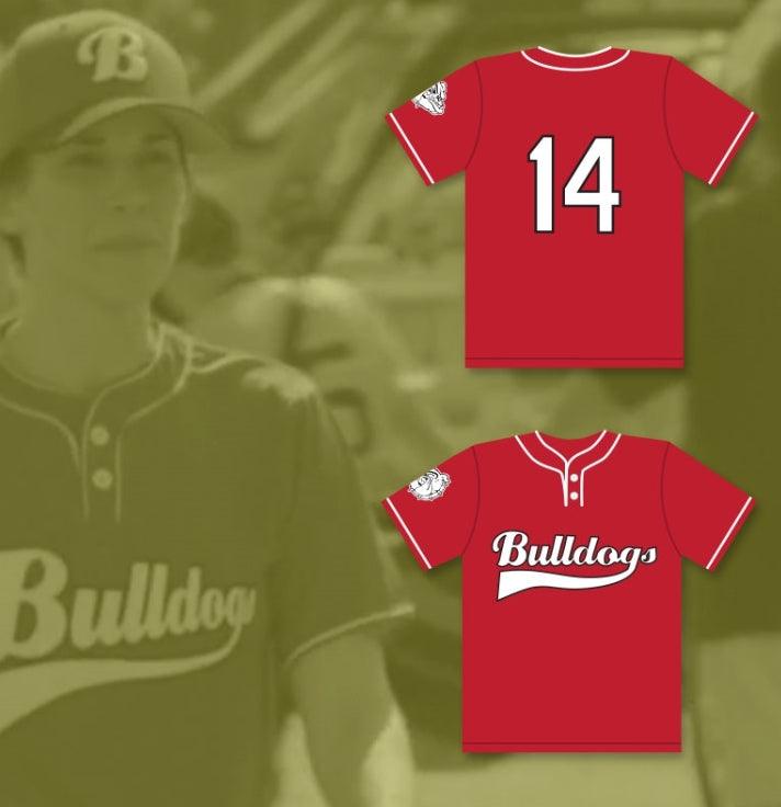 Personalizado Cualquier Nombre Número ENTRENADOR EMMA 14 BULLDOGS CAMISETA DE BÉISBOL HOME RUN con Costuras Superiores S-6XL