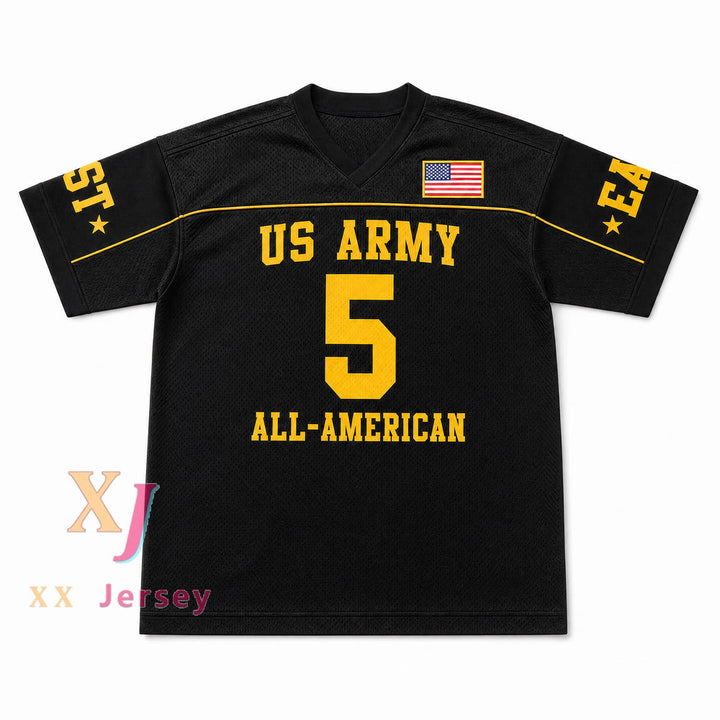 Custom Tim Tebow 5 U.S. Army All-American East Black Football Jersey
