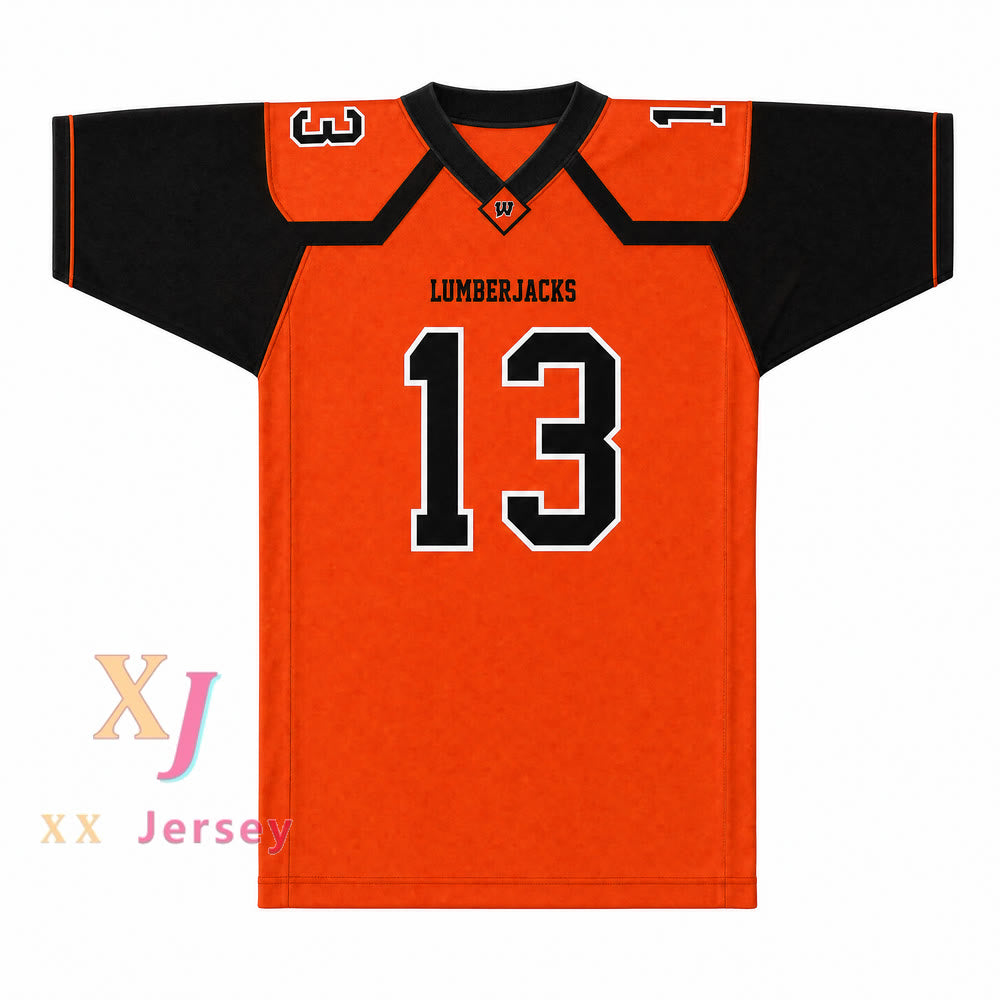 PERSONALIZADA Cualquier Nombre Número TREYLON BURKS 13 WARREN HIGH SCHOOL LUMBERJACKS Camiseta de Fútbol Cosida Tallas S-6XL