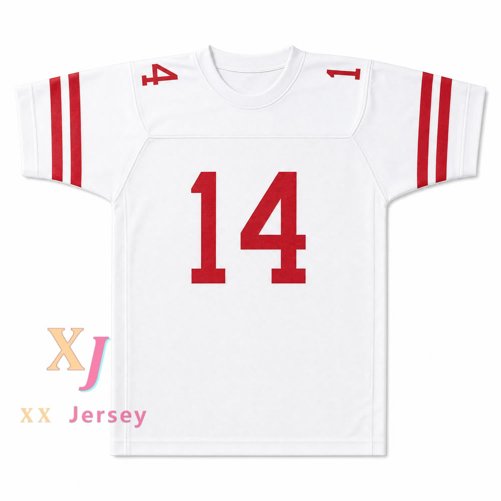 Steve Young 14 Greenwich High School Cardinals Football Jersey — front view