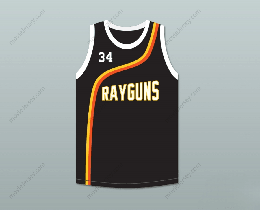 CUSTOM ANY Name Number PAUL PIERCE 34 ROSWELL RAYGUNS BLACK BASKETBALL JERSEY Top Stitched S-6XL
