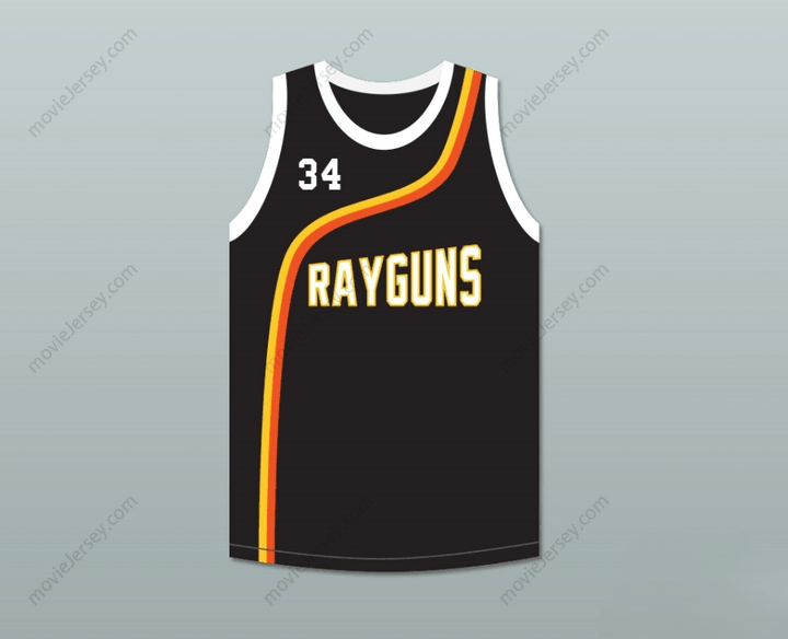 CUSTOM ANY Name Number PAUL PIERCE 34 ROSWELL RAYGUNS BLACK BASKETBALL JERSEY Top Stitched S-6XL