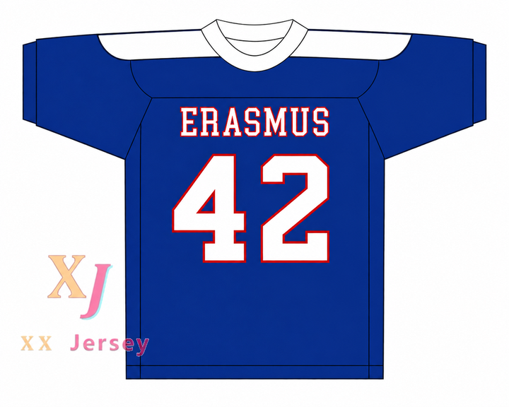 Custom Sid Luckman 42 Erasmus Hall High School Football Jersey