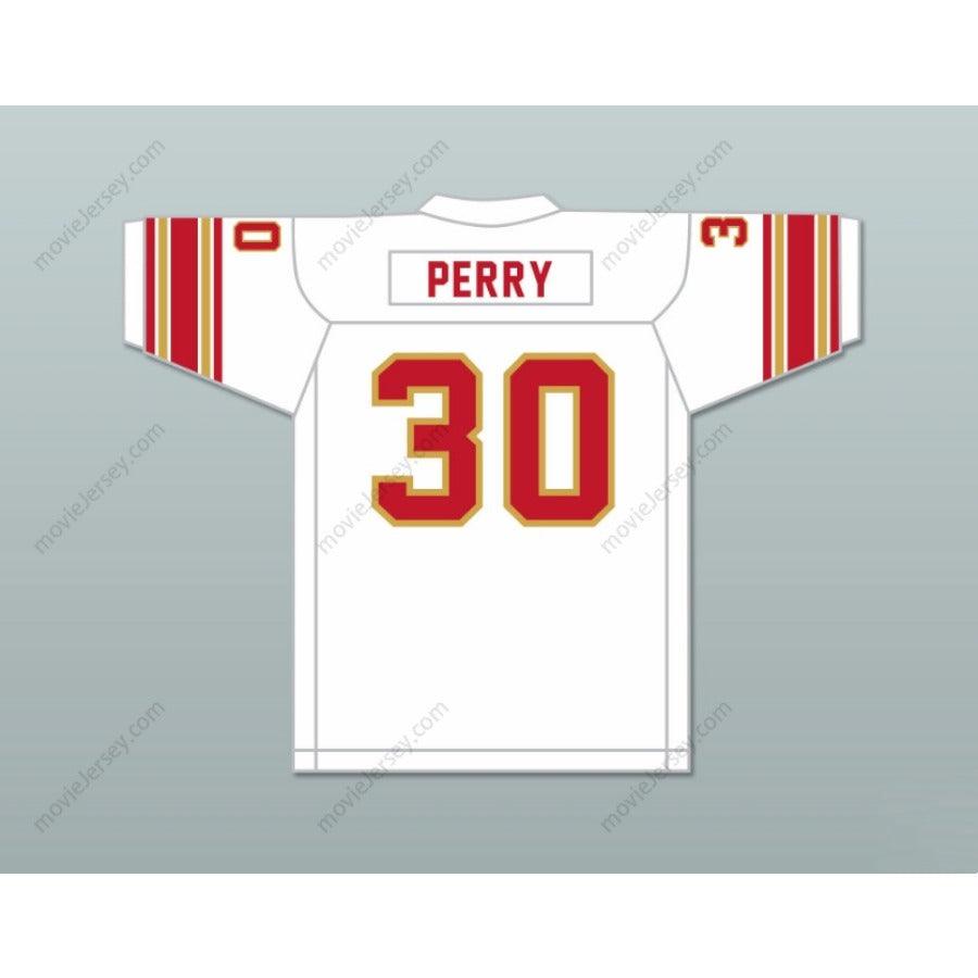 PERSONALIZA Cualquier Nombre Número 1983 USFL LEON PERRY 30 BIRMINGHAM STALLIONS ROAD Camiseta de fútbol americano Cosida Tallas S-6XL