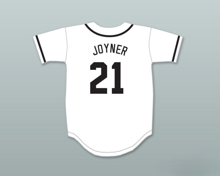 Camiseta de béisbol WALLY JOYNER 21 SALAMANDERS con número y nombre personalizados 1er ANUAL ROCK N' JOCK DIAMOND DERBY con costuras S-6XL