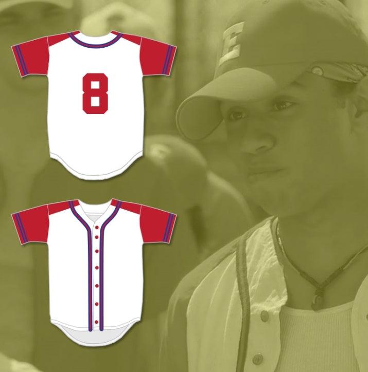 Camiseta de béisbol CHAD DANFORTH 8 EAST HIGH SCHOOL WILDCATS de HIGH SCHOOL MUSICAL 2 personalizada con cualquier nombre y número, costura superior S-6XL