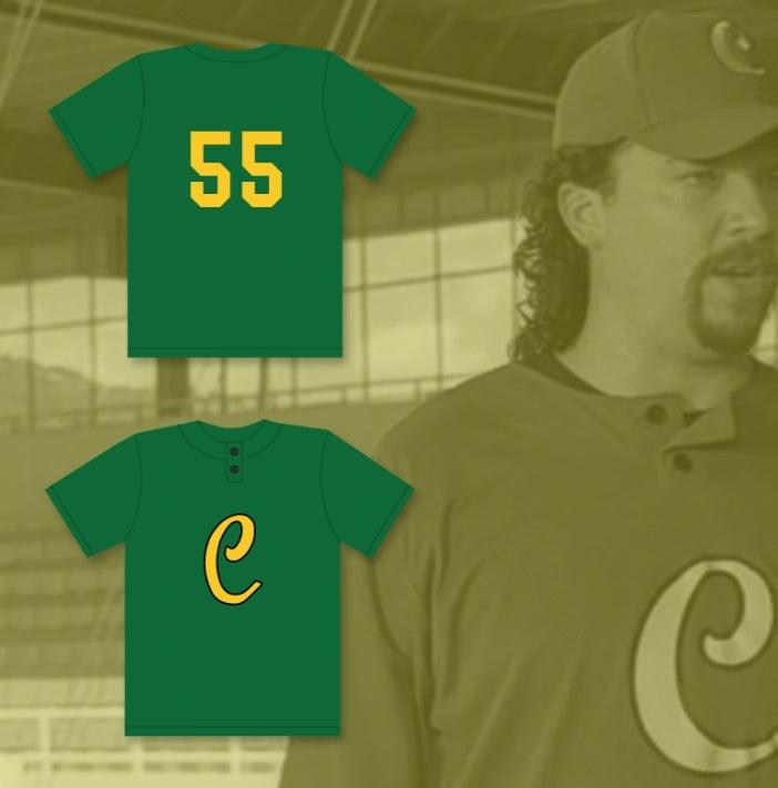 Personalizado Cualquier Nombre Número DANNY MCBRIDE KENNY POWERS 55 CHARROS PRÁCTICA ALTERNO CASA JERSEY BÉISBOL EASTBOUND & DOWN Costura Superior S-6XL