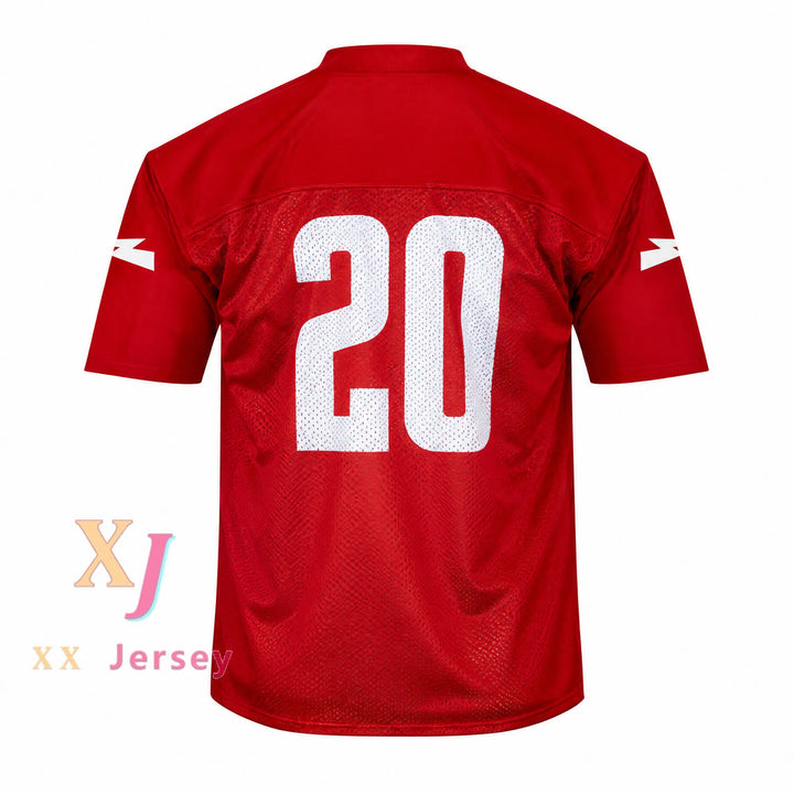 Camiseta de fútbol roja WASHINGTON DC 20, con nombre y número PERSONALIZADOS, tallas S-6XL, costuras de primera calidad