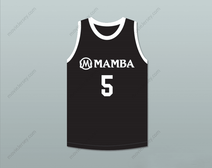CUSTOM ANY Name Number ALYSSA 5 MAMBA BALLERS BLACK BASKETBALL JERSEY VERSION 4 Top Stitched S-6XL