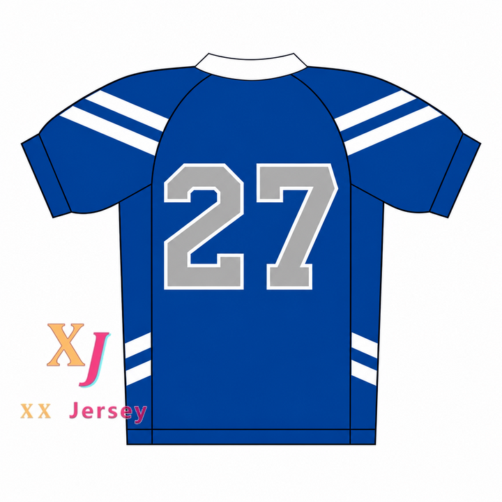Custom Sawyer Higgins 27 Bulldogs School Football Jersey