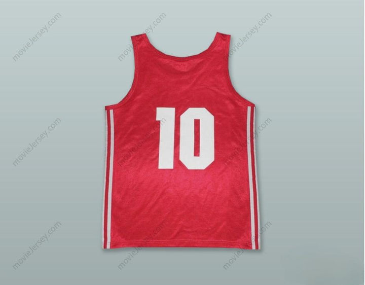 PERSONALIZA Cualquier Nombre Número SERGEI BELOV 10 CSKA MOSCÚ ROJA CAMISETA BALONCESTO Cosida S-6XL