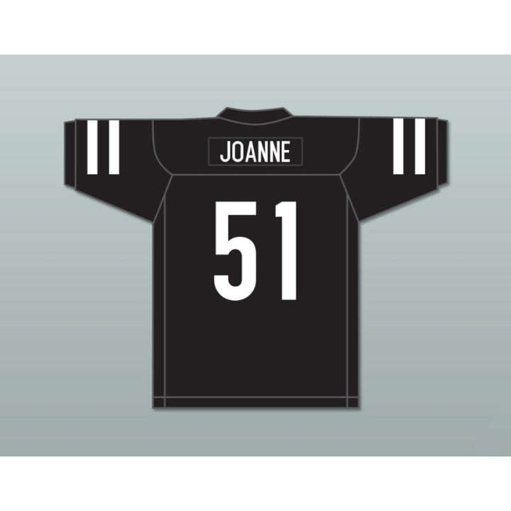 CUSTOM ANY Name Number DANCER JOANNE 51 PINK FOOTBALL JERSEY GAGA FIVE FOOT TWO Football Jersey Top Stitched S-6XL