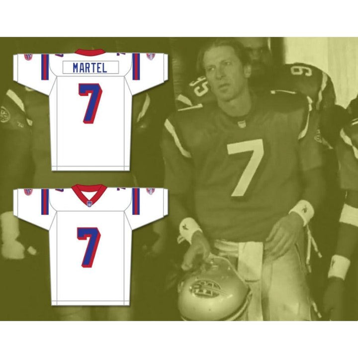CUSTOM ANY Name Number EDDIE MARTEL 7 WASHINGTON SENTINELS HOME Football Jersey Top Stitched S-6XL