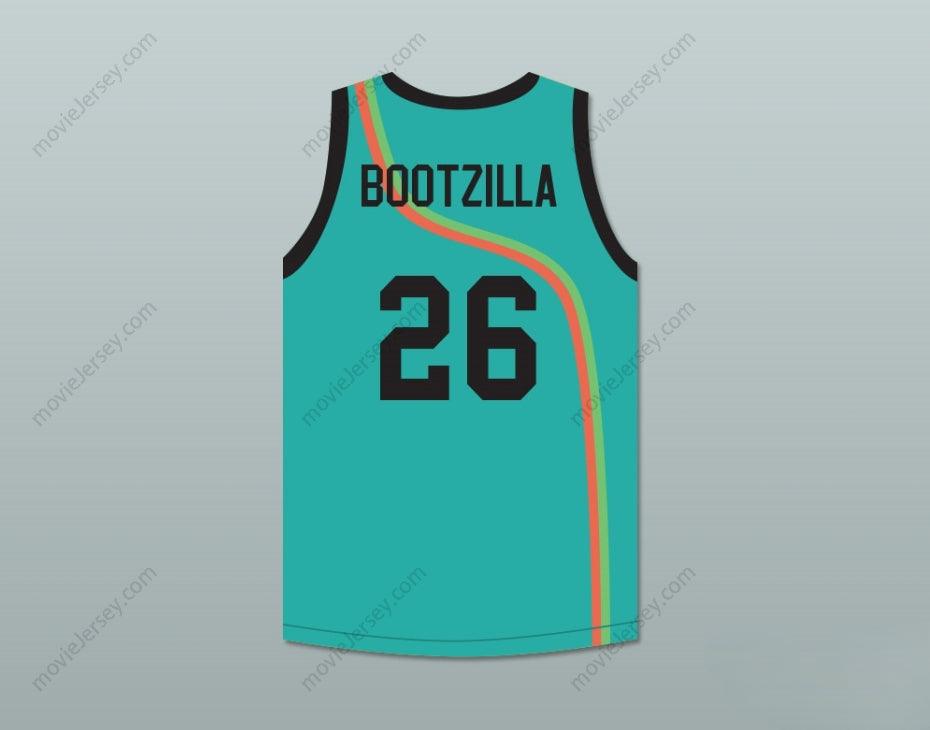 Personaliza CUALQUIER Nombre Número Camiseta de baloncesto TEAL de BOOTSY 'BOOTZILLA' COLLINS 26 ROSWELL RAYGUNS con costuras S-6XL