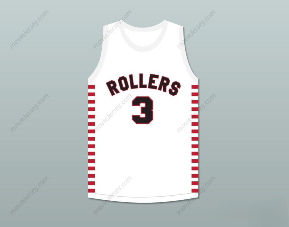 CUSTOM ANY Name Number ERNIE CALVERLEY 3 PROVIDENCE STEAMROLLERS WHITE BASKETBALL JERSEY 1 Top Stitched S-6XL