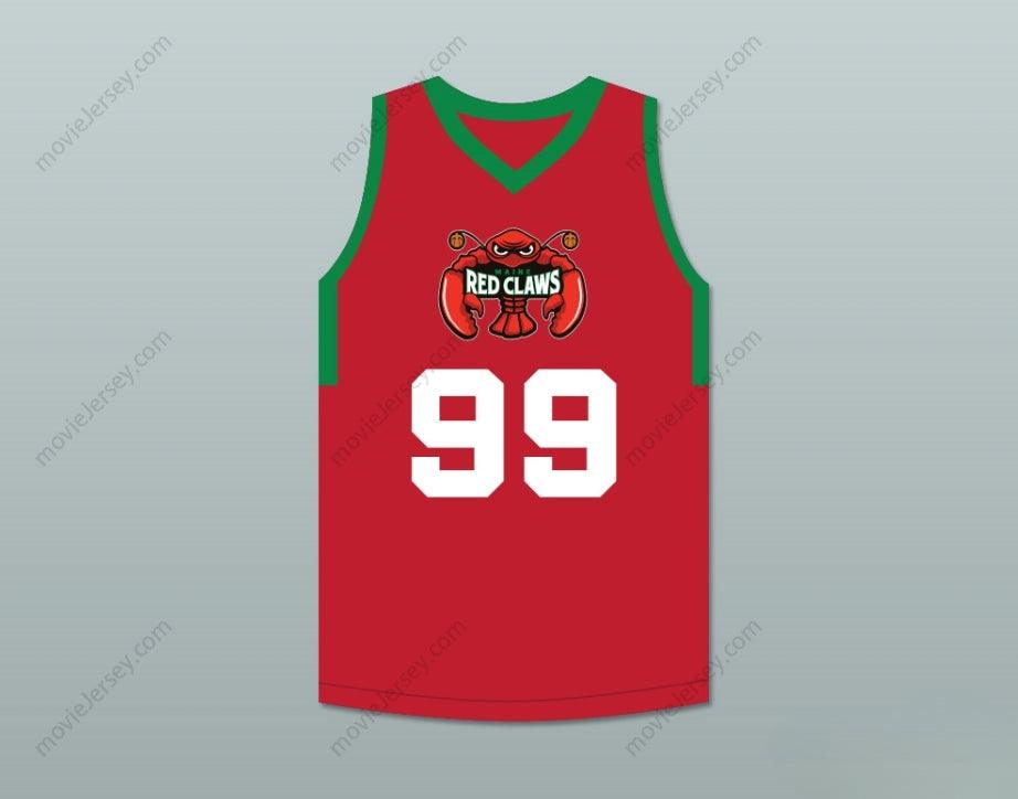 CUSTOM ANY Name Number TACKO FALL 99 MAINE RED BASKETBALL JERSEY 2 Top Stitched S-6XL