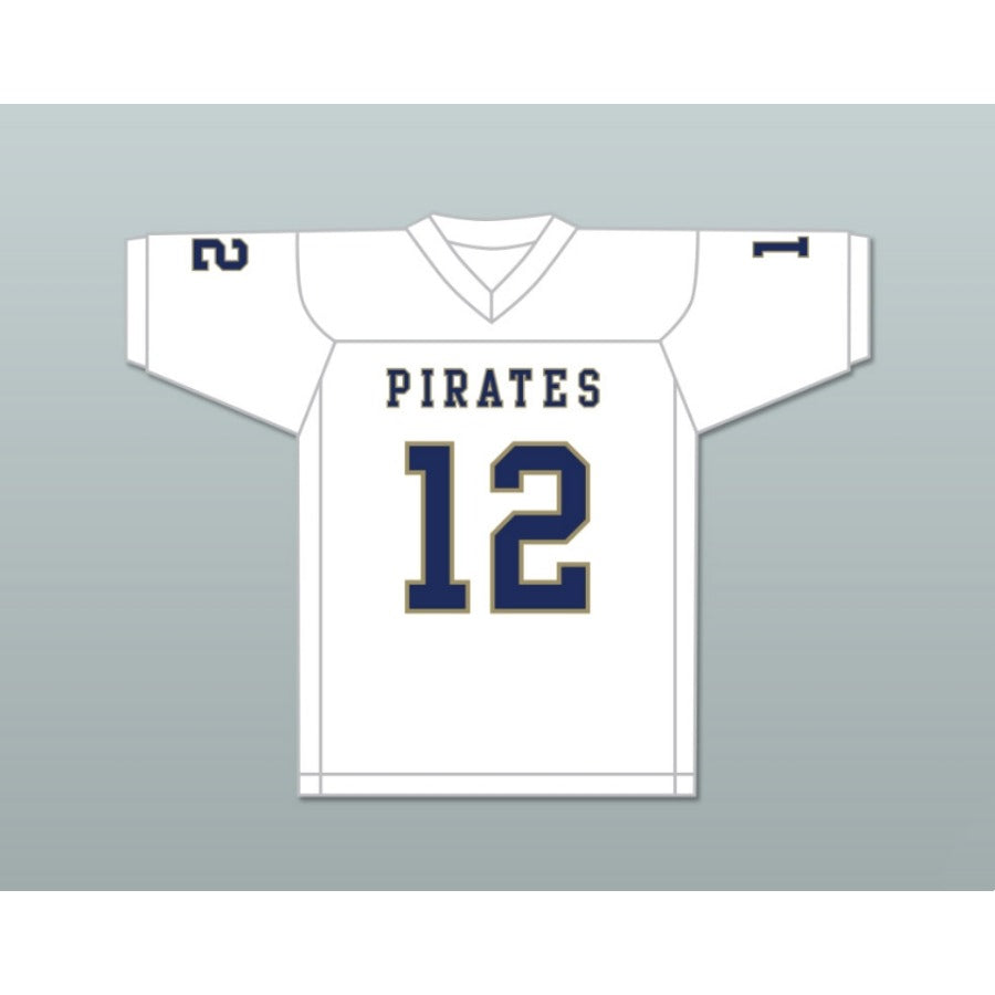 CUSTOM ANY Name Number MALIK COLLINS 12 INDEPENDENCE COMMUNITY COLLEGE PIRATES Football Jersey Top Stitched S-6XL