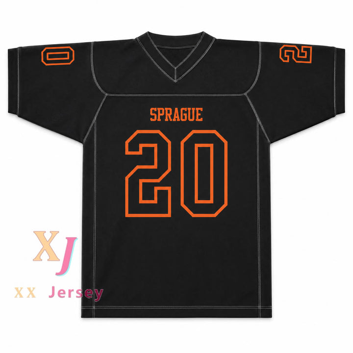 PERSONALIZADO Cualquier Nombre Número TEAGAN QUITORIANO 20 SPRAGUE HIGH SCHOOL OLYMPIANS Camiseta de Fútbol Cosida S-6XL