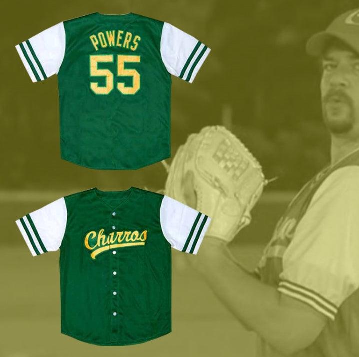 Personaliza cualquier nombre número KENNY POWERS EASTBOUND AND DOWN CAMISETA BÉISBOL CHARROS MEXICANOS Nueva con costuras S-6XL
